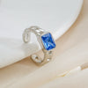 Unisex Geometric Natural Style Electroplated Stainless Steel Ring