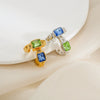 Unisex Geometric Natural Style Electroplated Stainless Steel Ring