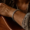 Unisex Geometric Square Box Chain Bracelet In Plated Stainless Steel Minimalist Jewelry For Men And Women