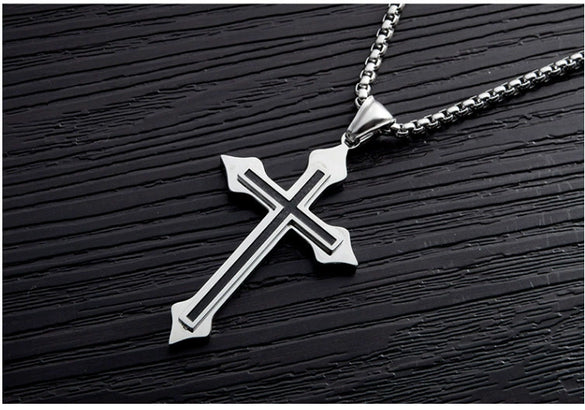 Unisex Geometric Star Pendant Necklace With Electroplated Alloy Pendant And Pearl Chain