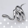 Unisex Geometric Titanium Steel Open Adjustable Ring With Electroplated Finish Exaggerated Hip Hop Style Statement Band
