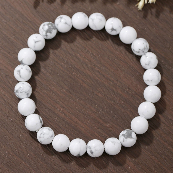 Unisex Handmade Geometric Beaded Crystal Bracelet With Black Matte Volcanic Stone Tiger Eye Rose Quartz Black Agate Amethyst