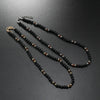 Unisex Handmade Glass Glazed Geometric Beaded Necklace