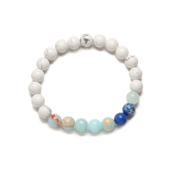 Unisex Handmade Planet Bracelet With Natural Stone And Agate Animals Zodiac Pattern