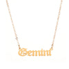 Unisex Handmade Stainless Steel And Titanium Steel Constellation Bamboo Chain Necklace In Ins Style