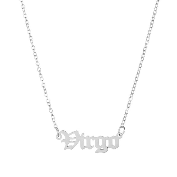 Unisex Handmade Stainless Steel And Titanium Steel Constellation Bamboo Chain Necklace In Ins Style