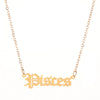 Unisex Handmade Stainless Steel And Titanium Steel Constellation Bamboo Chain Necklace In Ins Style