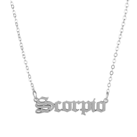 Unisex Handmade Stainless Steel And Titanium Steel Constellation Bamboo Chain Necklace In Ins Style