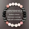 Unisex Handmade Stone Geometric Style Couple Bracelets