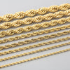 Unisex Hip Hop Fashion Button Rope Titanium Steel And Stainless Steel Twist Chain Necklace With Geometric Pattern And Electroplating Treatment