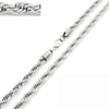 Unisex Hip Hop Fashion Button Rope Titanium Steel And Stainless Steel Twist Chain Necklace With Geometric Pattern And Electroplating Treatment