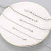 Unisex Hip Hop Fashion Button Rope Titanium Steel And Stainless Steel Twist Chain Necklace With Geometric Pattern And Electroplating Treatment