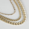 Unisex Hip Hop Metal Multi Layer Trouser Waist Chain With Tassel And Double Ring Pendant Fashion Accessory