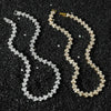 Unisex Hip Hop Style Alloy Cuban Chain Necklace Set With Diamonds And Geometric Triangle Stitching