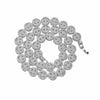 Unisex Hiphop Style Alloy Cuban Chain Necklace With Exaggerated Smiling Face And Diamond Design Geometric Pattern