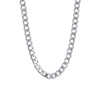 Unisex Hiphop Titanium Steel And Stainless Steel Cuban Chain Necklace Plain U Shaped Chain Polished