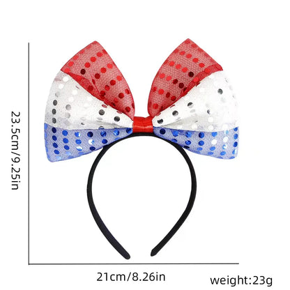 Unisex IG Style Modern Style Letter American Flag Plastic Hair Band