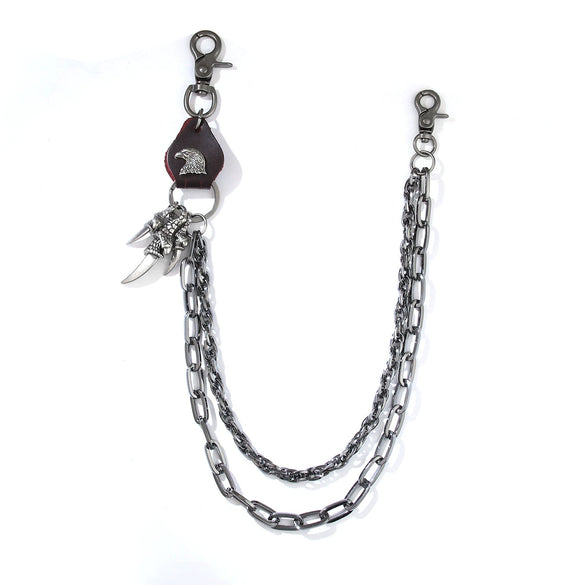 Unisex Metal Pants Chain Punk Hiphop Street Dance Personality Accessory