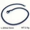 Unisex Minimalist Handmade Geometric Titanium Steel Bracelets With Sixsided Cuban Chain