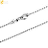 Unisex Minimalist Stone Necklace With Crystal Pendant Electroplated Ball Chain Clavicle Necklace