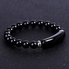 Unisex Rose Quartz Tiger Eye And Green Aventurine Stone Bracelet With Polished Finish And Distinctive Personality Style