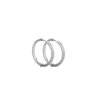 Unisex Round Stainless Steel Electroplated Fashion Earrings