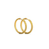 Unisex Round Stainless Steel Electroplated Fashion Earrings