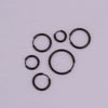 Unisex Round Stainless Steel Electroplated Geometric Hip Hop Fashionable Piercing Earrings