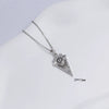 Unisex Simple Fashion Necklace Copper Electroplating Mixed Gemstone Setting O Word Chain Pendant Jewelry