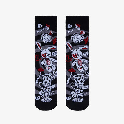 Unisex Simple Style Classic Style Color Block Cotton Printing Crew Socks A Pair