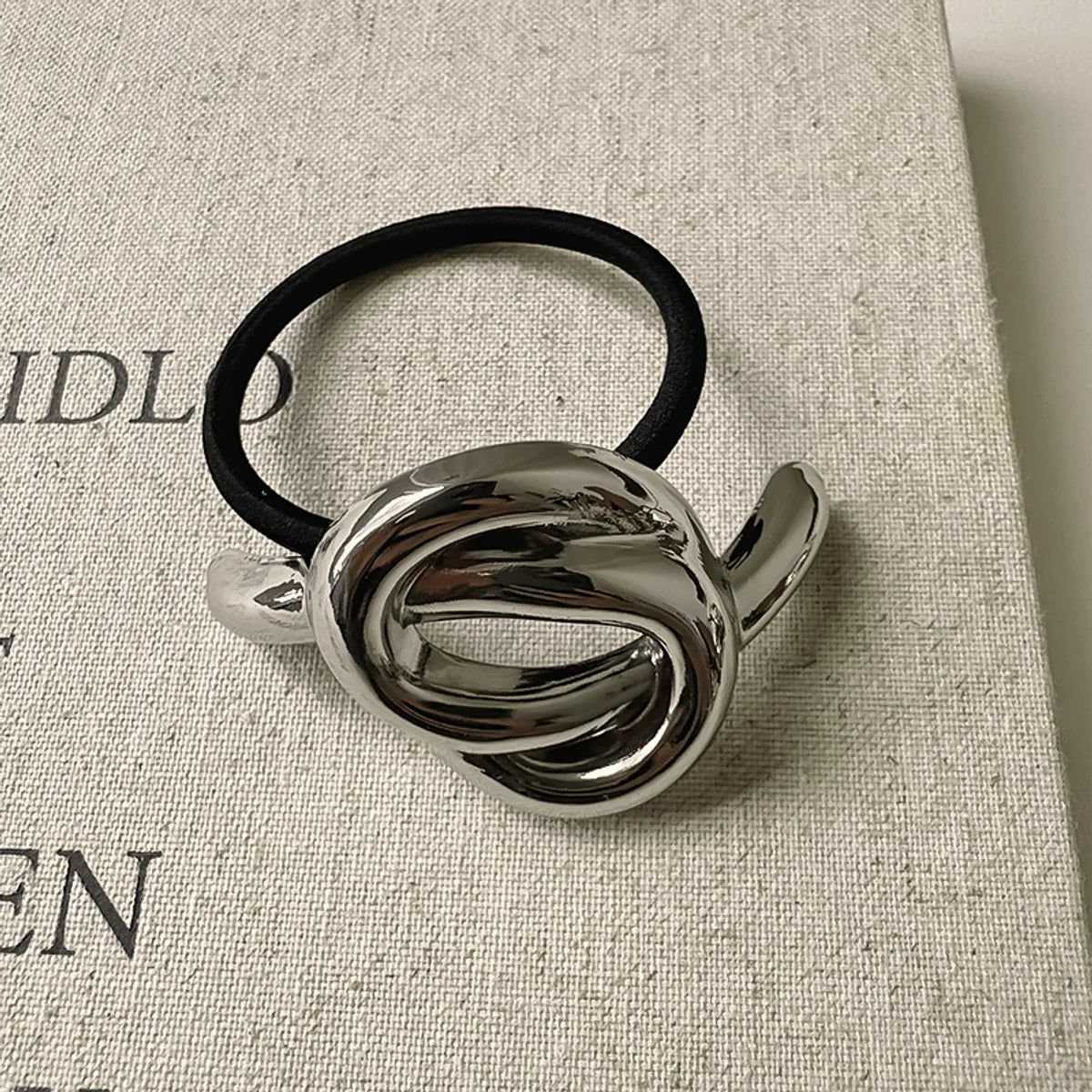 Unisex Simple Style Geometric Alloy Hair Tie