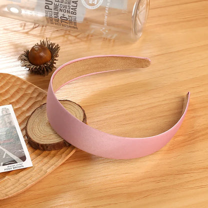 Unisex Simple Style Solid Color Plastic Hair Band