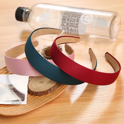 Unisex Simple Style Solid Color Plastic Hair Band