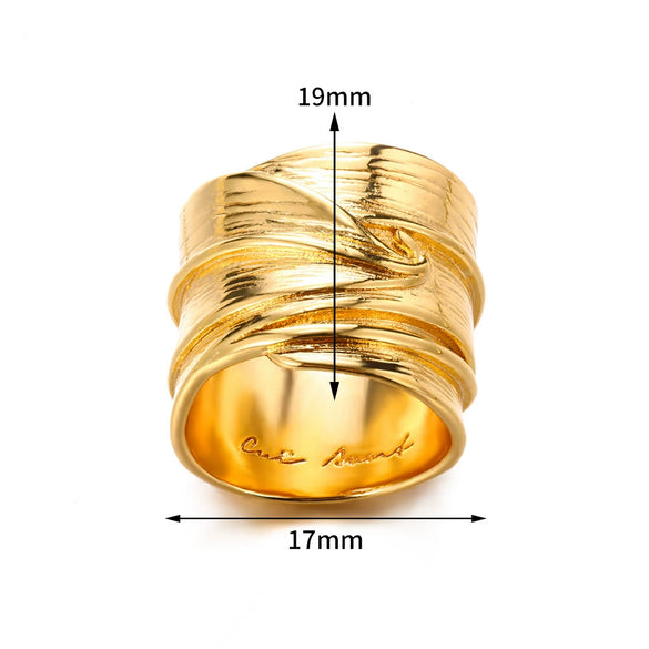 Unisex Snake Four Awn Star Leaf Shape Ring Electroplated With Crown Heart Shape Letters Numbers Text Pattern