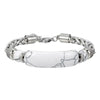 Unisex Stainless Steel And Turquoise Geometric Handmade Beaded Bracelet