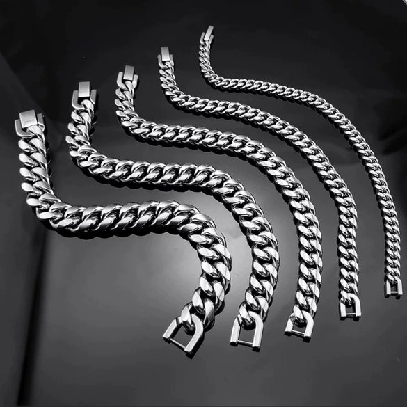 Unisex Stainless Steel Bracelet With Polished Finish And Plant Inspired Design For Men And Women Couple Jewelry