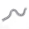 Unisex Stainless Steel Bracelet With Polished Finish And Plant Inspired Design For Men And Women Couple Jewelry