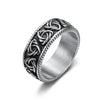 Unisex Stainless Steel Geometric Fashion Ring With Electroplated Finish For Men And Women