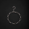 Unisex Stainless Steel Geometric Rhombus Bracelets With Electrolytic Finish In Mixed Fashion Styles