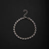 Unisex Stainless Steel Geometric Rhombus Bracelets With Electrolytic Finish In Mixed Fashion Styles