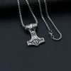 Unisex Stainless Steel Star Pendant Necklace With Round Pendant And Electroplated Finish Trendy Streetwear Jewelry