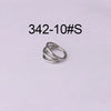 Unisex Threelayer Closed Ring Ear And Nose Piercing Jewelry Electroplated 316 Stainless Steel With Geometric Design