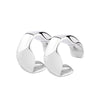 Unisex Titanium Steel Geometric Punk Style Ear Clip With Polishing