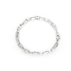 Unisex Titanium Steel Letter Text Bracelet With Polished Finish Simple Fashion Jewelry Non Fading Design For Wholesale