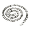 Unisex Titanium Steel Necklace With Geometric Pattern And Polishing Treatment