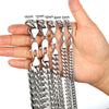 Unisex Titanium Steel Necklace With Geometric Pattern And Polishing Treatment