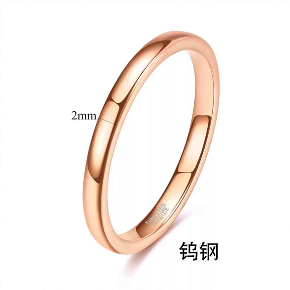 Unisex Tungsten Steel Couple Rings With Geometric Design And Electroplated Finish Minimalist Matching Jewelry Accessories