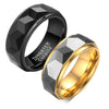 Unisex Tungsten Steel Geometric Ring