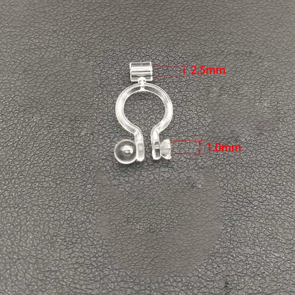 Unisex U Shaped Resin Ear Clip Jewelry Accessories