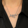 Unisex Zinc Alloy Animal Zodiac Snake Pendant Necklace With Electroplating And Regular Chain Ins Style Punk Hiphop Cold Style